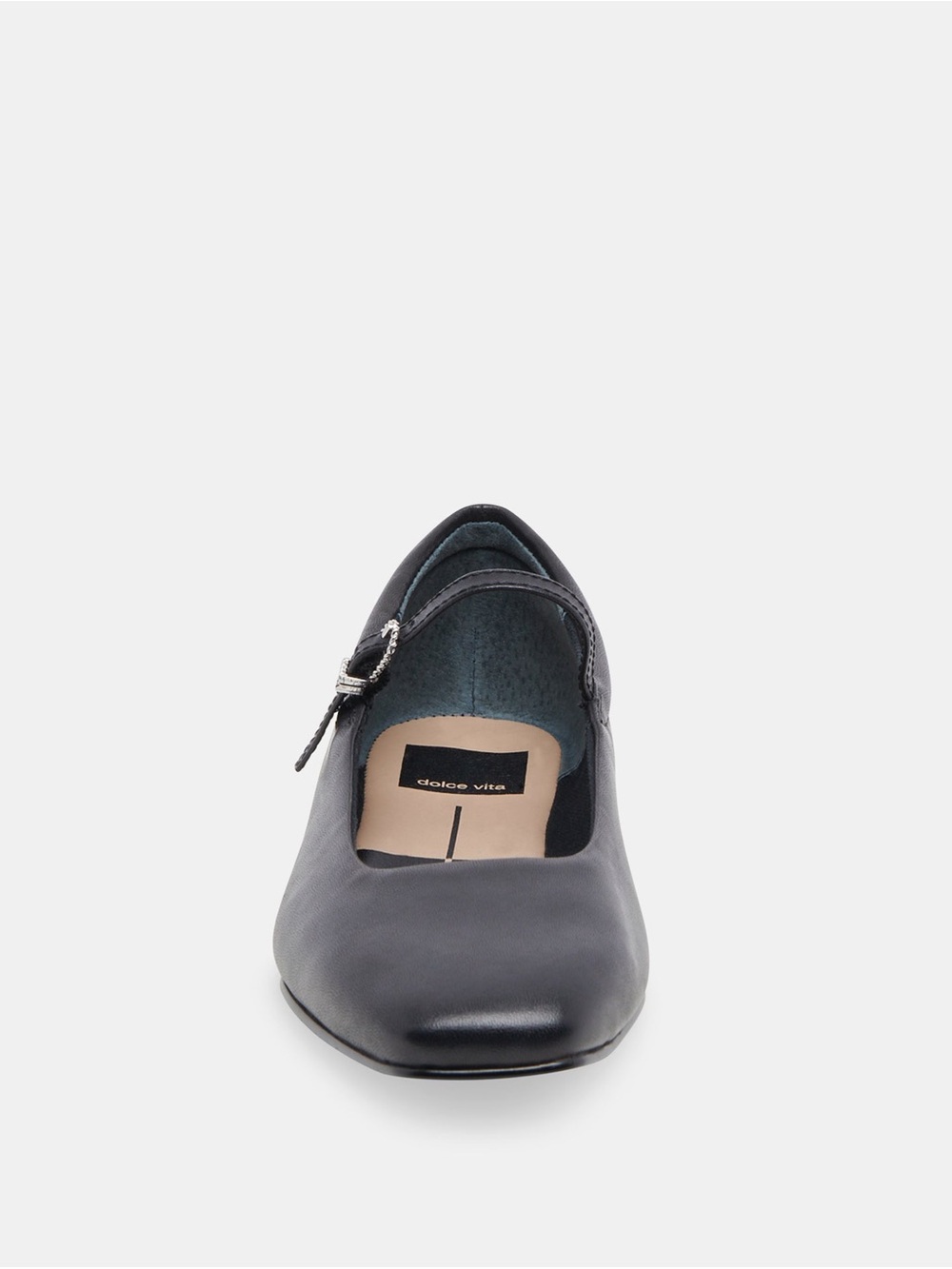 Dolce Vita Reyes Wide Ballet Flats in Black Leather | MODERATELY USED - Picture 5 of 13